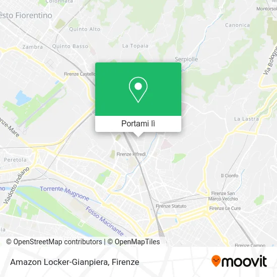 Mappa Amazon Locker-Gianpiera
