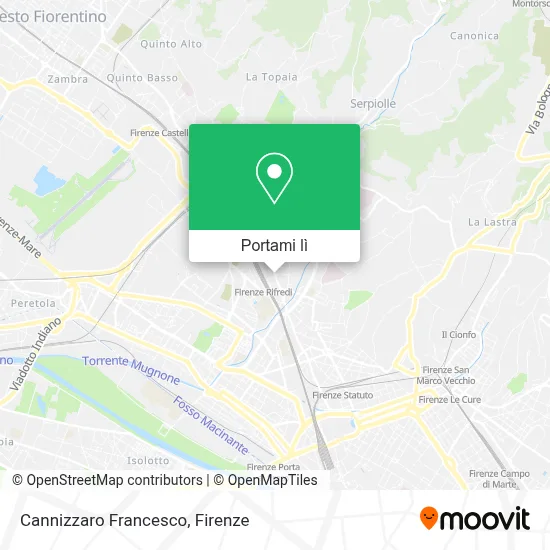 Mappa Cannizzaro Francesco