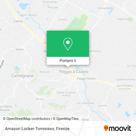 Mappa Amazon Locker-Tommaso
