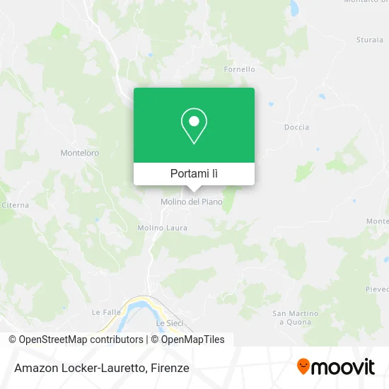 Mappa Amazon Locker-Lauretto