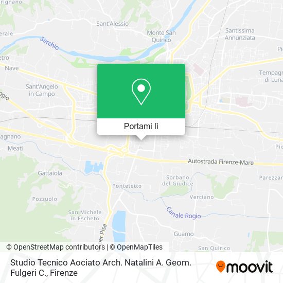 Mappa Studio Tecnico Aociato Arch. Natalini A. Geom. Fulgeri C.