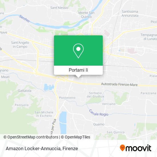 Mappa Amazon Locker-Annuccia