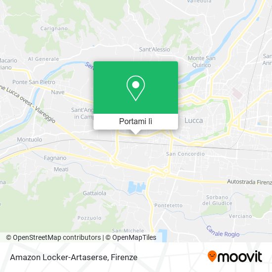 Mappa Amazon Locker-Artaserse