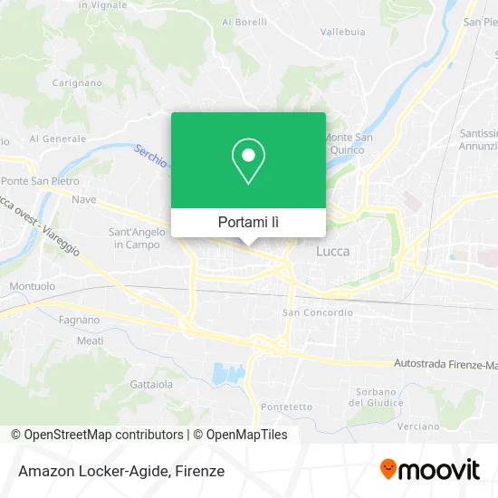Mappa Amazon Locker-Agide