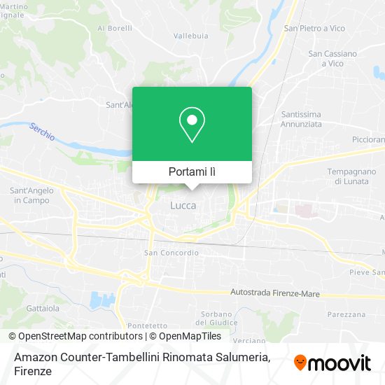Mappa Amazon Counter-Tambellini Rinomata Salumeria