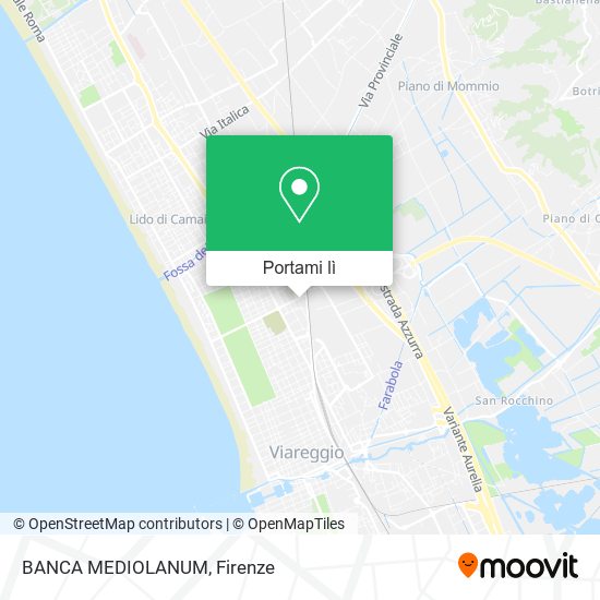 Mappa BANCA MEDIOLANUM