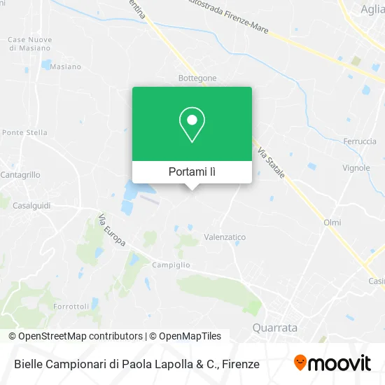 Mappa Bielle Campionari di Paola Lapolla & C.
