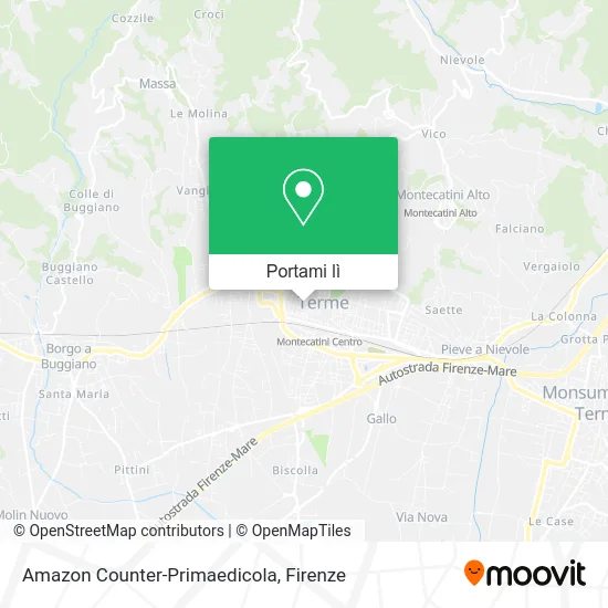 Mappa Amazon Counter-Primaedicola