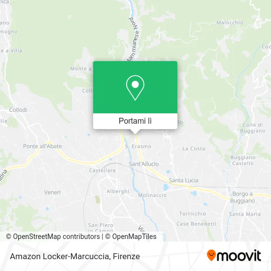 Mappa Amazon Locker-Marcuccia