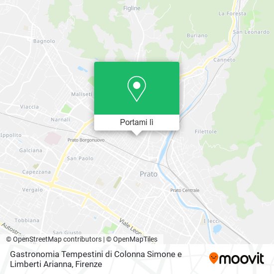 Mappa Gastronomia Tempestini di Colonna Simone e Limberti Arianna