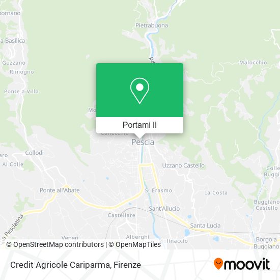 Mappa Credit Agricole Cariparma