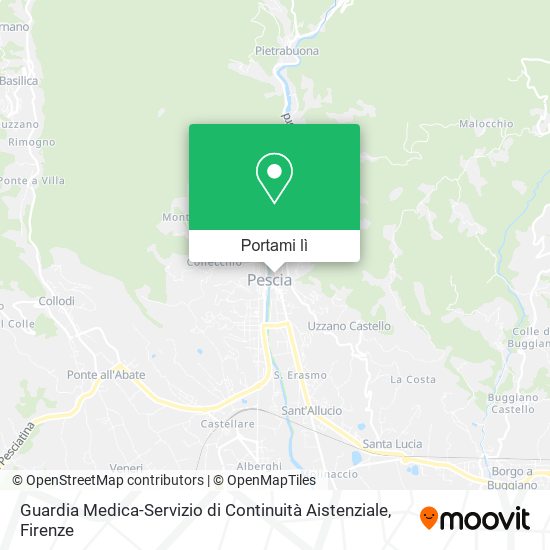 Mappa Guardia Medica-Servizio di Continuità Aistenziale