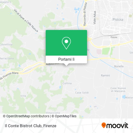 Mappa Il Conte Bistrot Club