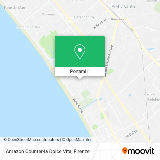 Mappa Amazon Counter-la Dolce Vita