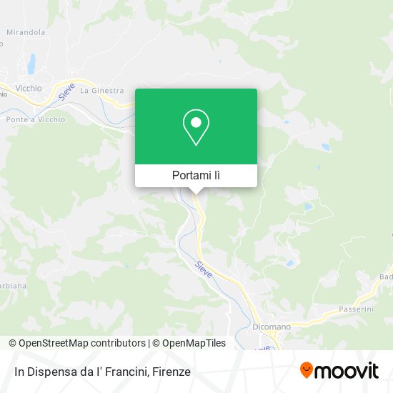 Mappa In Dispensa da I' Francini