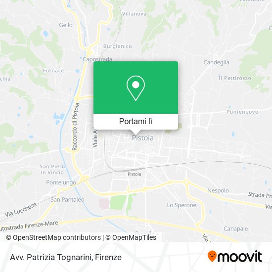 Mappa Avv. Patrizia Tognarini