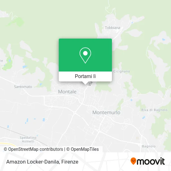 Mappa Amazon Locker-Danila