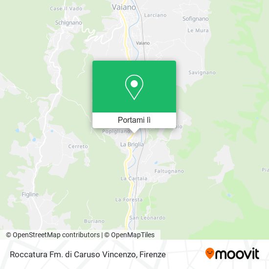 Mappa Roccatura Fm. di Caruso Vincenzo