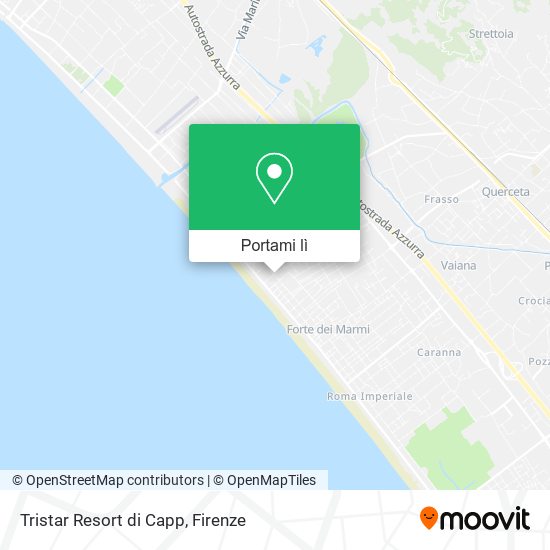 Mappa Tristar Resort di Capp