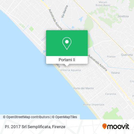 Mappa P.I. 2017 Srl Semplificata
