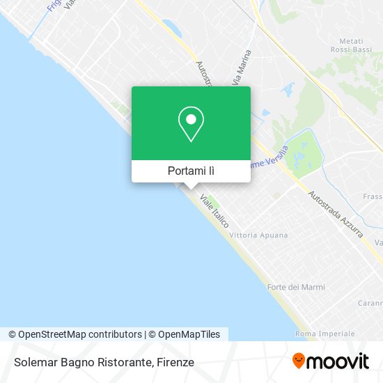 Mappa Solemar Bagno Ristorante