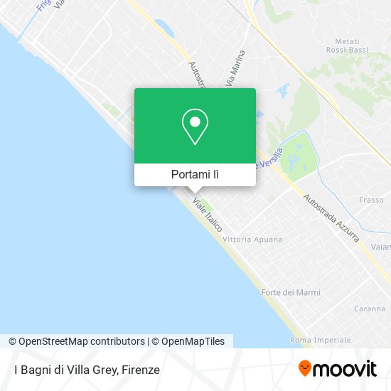 Mappa I Bagni di Villa Grey