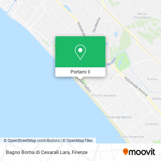 Mappa Bagno Boma di Cesarali Lara