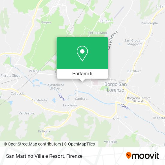 Mappa San Martino Villa e Resort