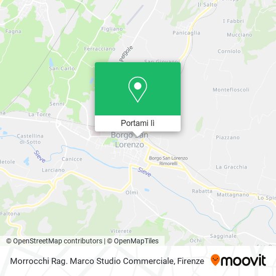 Mappa Morrocchi Rag. Marco Studio Commerciale