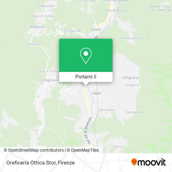 Mappa Oreficeria Ottica Stor