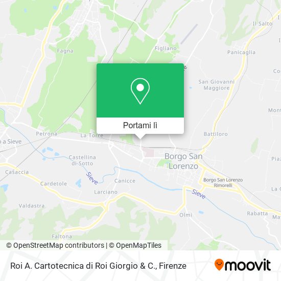 Mappa Roi A. Cartotecnica di Roi Giorgio & C.