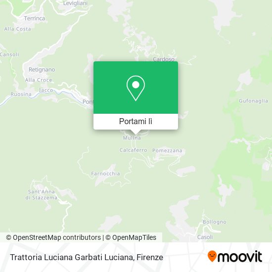 Mappa Trattoria Luciana Garbati Luciana