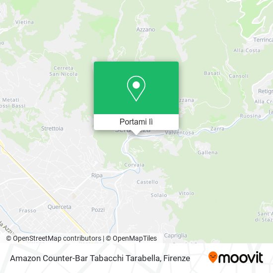 Mappa Amazon Counter-Bar Tabacchi Tarabella