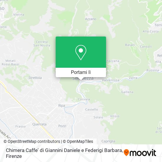Mappa Chimera Caffe' di Giannini Daniele e Federigi Barbara