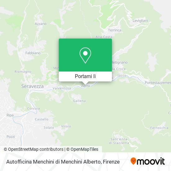 Mappa Autofficina Menchini di Menchini Alberto