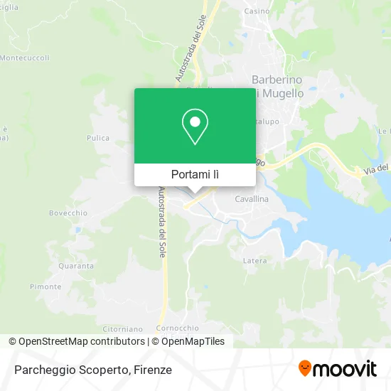 Mappa Parcheggio Scoperto