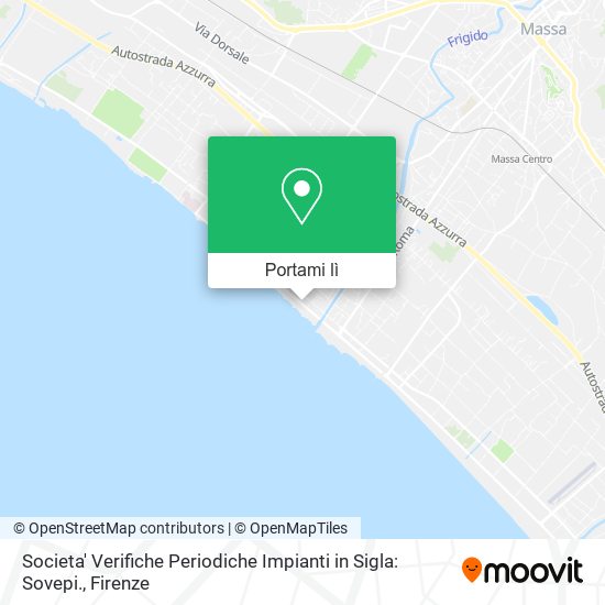 Mappa Societa' Verifiche Periodiche Impianti in Sigla: Sovepi.