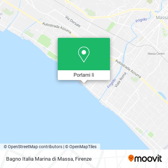 Mappa Bagno Italia Marina di Massa