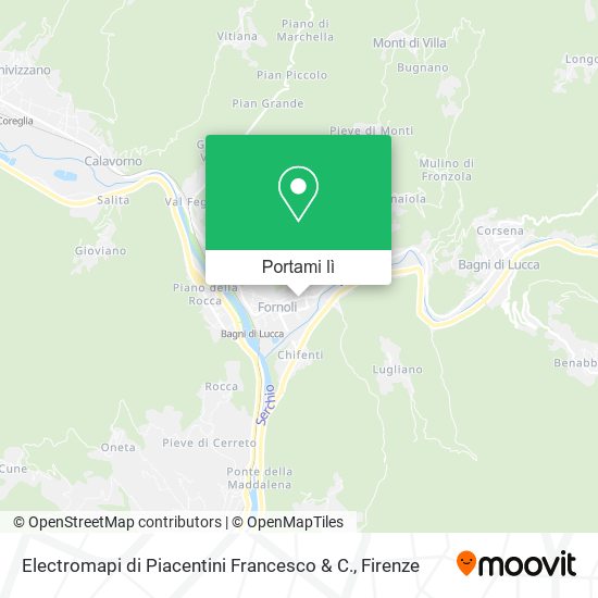 Mappa Electromapi di Piacentini Francesco & C.