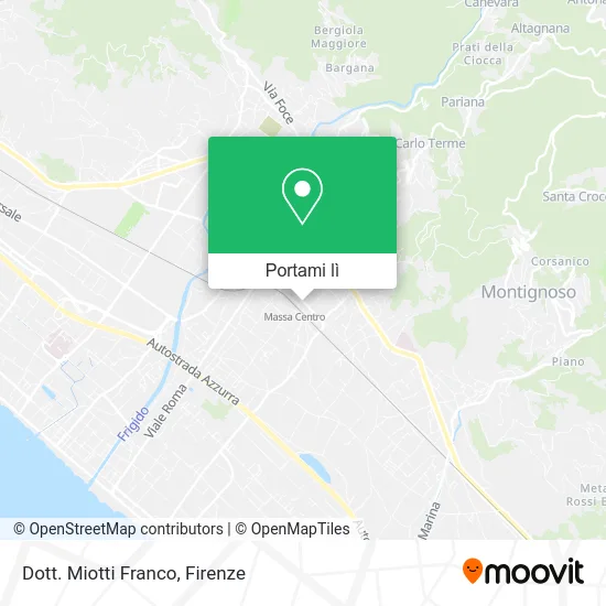 Mappa Dott. Miotti Franco