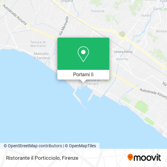 Mappa Ristorante il Porticciolo