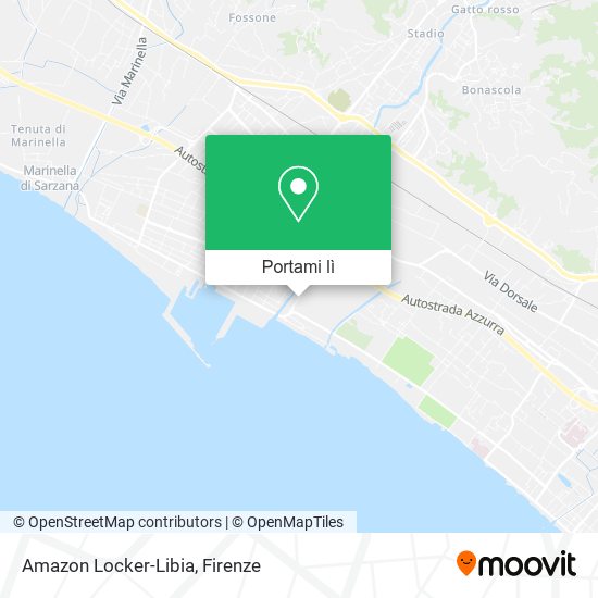 Mappa Amazon Locker-Libia