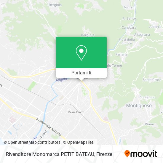Mappa Rivenditore Monomarca PETIT BATEAU