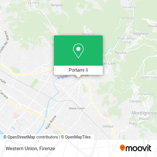 Mappa Western Union