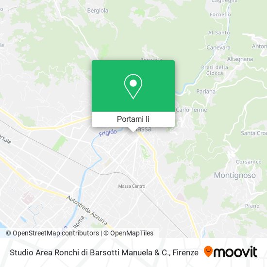 Mappa Studio Area Ronchi di Barsotti Manuela & C.