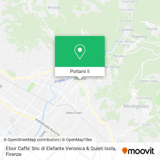 Mappa Elisir Caffe' Snc di Elefante Veronica & Quieti Isola