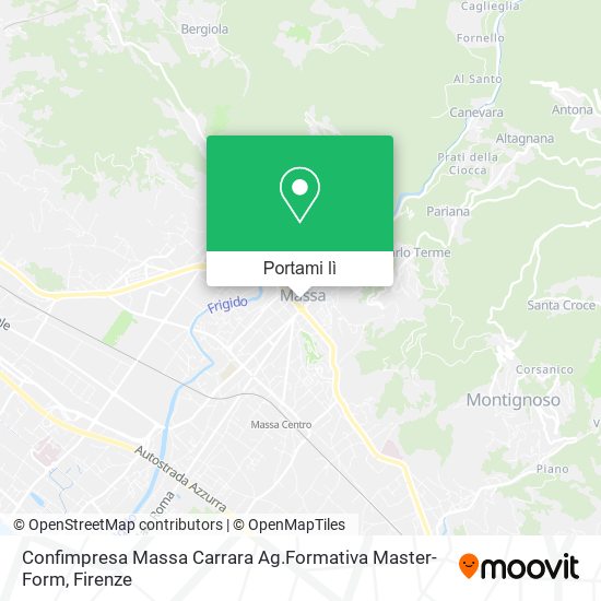 Mappa Confimpresa Massa Carrara Ag.Formativa Master-Form