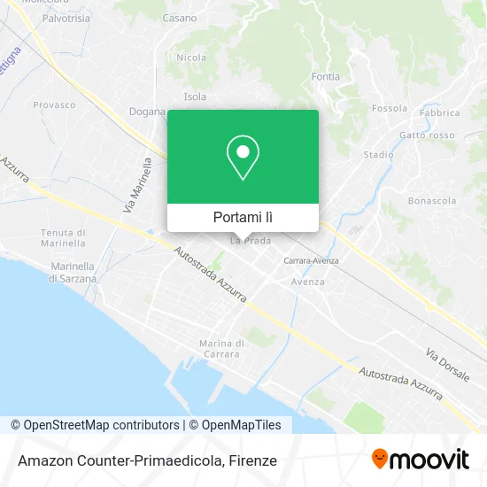 Mappa Amazon Counter-Primaedicola