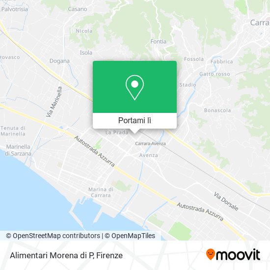 Mappa Alimentari Morena di P
