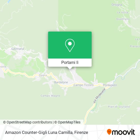 Mappa Amazon Counter-Gigli Luna Camilla